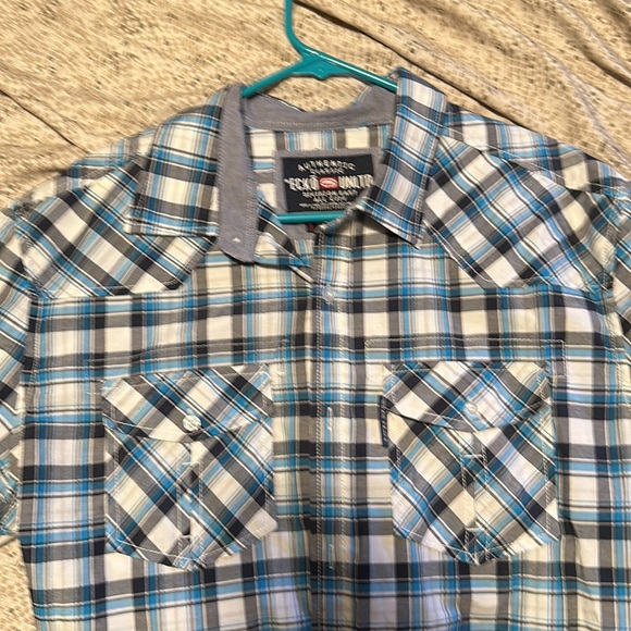 Ecko Unltd large blue shirt - Picture 2 of 4